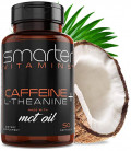 Keto 200mg Caffeine - Huile MCT 100% Coco + 100mg L-Theanine - 50 softgels