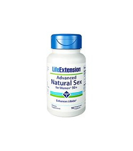 Life Extension Advanced Natural Sex pour les femmes 50- 90 Veggie Caps