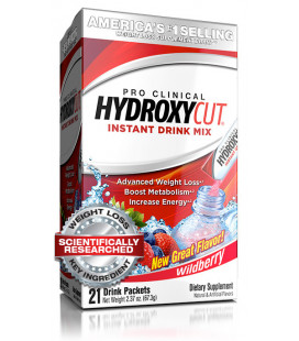 Hydroxycut énergie et métabolisme Booster perte de poids boisson instantanée Mix Wildberry Packets boisson 21 Ct