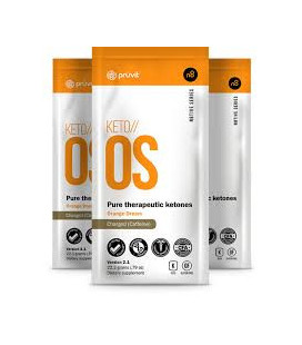 CETO -- OS rêve à l'orange 2.1 Pas de caféine (30 sachets) BHB sels Supplément cétogène
