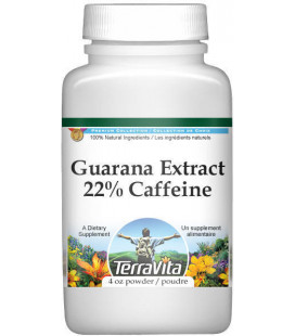 Extrait de Guarana - 22% de caféine - Poudre (4 oz ZIN- 513339)