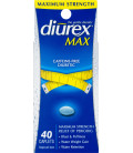 DIUREX Max Force maximale Diurétique sans caféine eau Perte de poids Ct 40 Ct