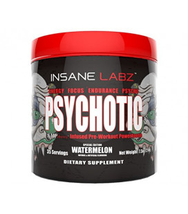 Séance d'entraînement pré Psychotic par Insane Labz - Watermelon - 35 Portions