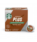 Starbucks café plus moyen rôti 2X caféine simple tasse de café pour Keurig Brewers une boîte de 16 (16 Total K-Cup pods)