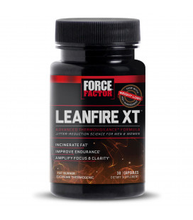 Force Factor LeanFire XT Metabolism Booster Weight Loss Pills 30 Ct