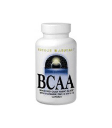 Source Naturals BCAA Branch-Chanined Amino Acids, 120 Capsul