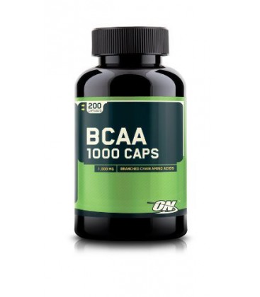 Optimum Nutrition BCAA 1000mg, 200 Capsules  (2 BOITES)