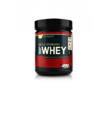 Optimum Nutrition 100% Whey Protein, Vanilla Ice Cream, 1 Po