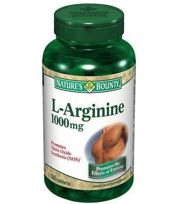 Nature's Bounty L-Arginine 1000mg Tablets, 50-Count