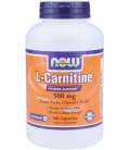 NOW Foods L-Carnitine 500mg, 180 Vcaps