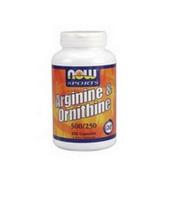 NOW Foods Sports Arginine/Ornithine  500/250,  100 Capsules