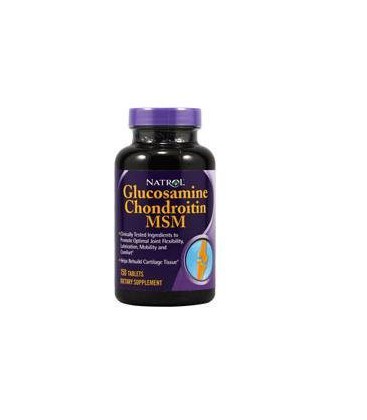 Natrol Glucosamine Chondroitin and MSM, 150 Tablets