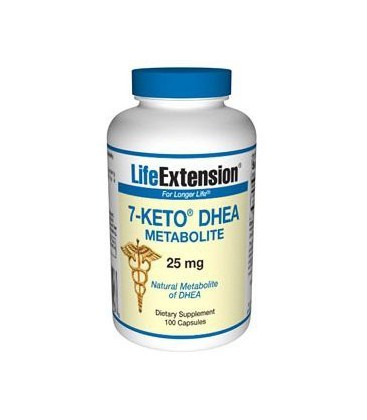 Life Extension - 7-Keto DHEA métabolite 25 mg 100 caps (pack de 2)