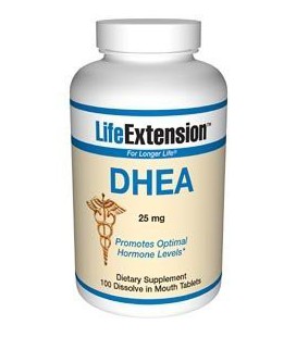 Life Extension DHEA 25 Mg Tablets, 100-Count