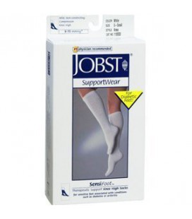 Jobst SensiFoot Knee Length Diabetic Socks 8 -15mmHg - X-Large White - 110830110834