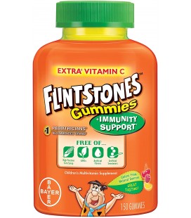 Flintstones Multivitamines enfant plus support du système immunitaire 150 gommes