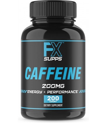 Fx Supps Caféine 200 mg pilules (200 Capsules)