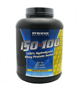 Dymatize Nutrition ISO 100,Smooth Banana, 5-Pound