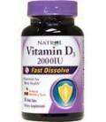 Vitamin D3 2,000IU Fast Dissolve 90 Tablets
