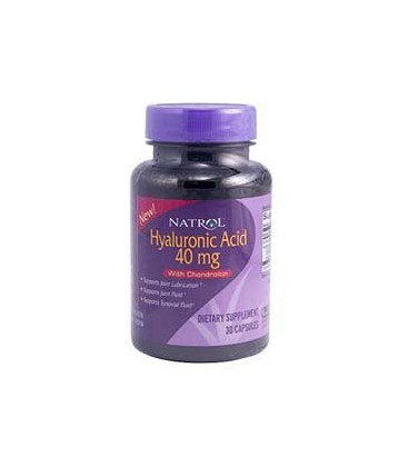 NATROL Hyaluronic Acid 40mg 30 CAPS