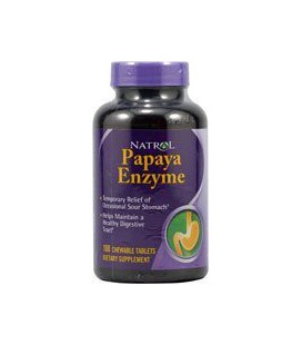 Natrol Papaya Enzyme -- 100 Chewable Tablets