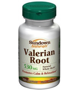 Sundown Valerian Root Herbal Supplement 530 Mg Capsules - 100 ea