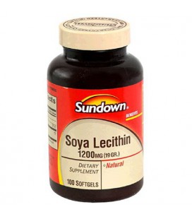 Sundown Ultra Soya Lecithin, 1200 mg, 100 Softgels (Pack of 4)