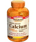 Sundown Calcium Plus D3, 1200 mg, Liquid-Filled, 170 Softgels (Pack of 2)
