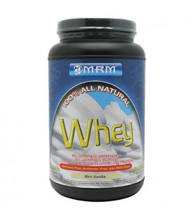 MRM All Natural Whey, Vanilla, 2.02-Pound