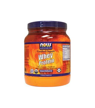 Whey Protein - Certified Organic Natural Unflavored 1 lbs