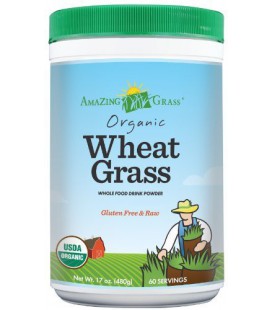 Amazing Grass Organic Wheat Grass Powder, 60 Servings, 17-Ounce Container
