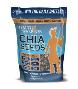 Health Warrior Premium Chia Seeds, 16-Ounce Pouch