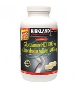 Kirkland Signature Glucosamine HCI 1500mg Chondroitin Sulfate 1200mg 220 Tablets / New Increased Count