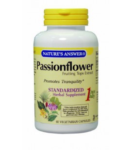 Nature's Answer Passionflower Standardized, 60-Count