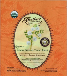 Heather's Tummy Fiber POUCH Organic Acacia 16 oz. for Irritable Bowel Syndrome