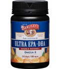 Barlean's Organic Oils Fresh Catch Fish Oil,  ULTRA  EPA-DHA, Orange Flavor 1000 mg, 60  Softgels