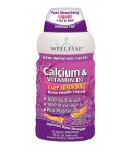 Wellesse Calcium & Vitamin D3, 1000mg, Natural Citrus Flavor, 16-Ounce Bottles (Pack of 2)