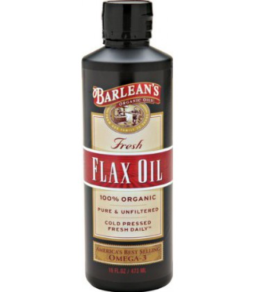 Barlean's Organic Oils Fresh Flax Oil, 16-Ounce Bottle
