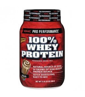 GNC Pro PerformanceÂ® 100% Whey Protein - Chocolate 2LB (EXP