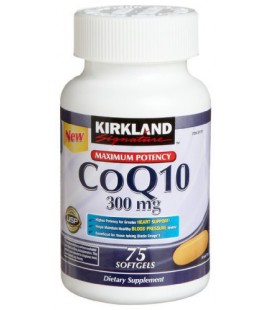 Kirkland Signature Maximum Potency CoQ10 (300 mg), 75-Count Softgels