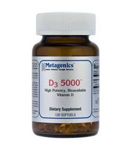 Metagenics, D3 5000, 120 Softgels