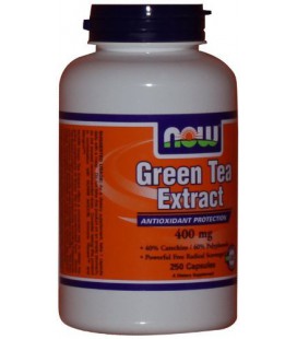 NOW Foods Green Tea Extract, 250 Capsules / 400mg