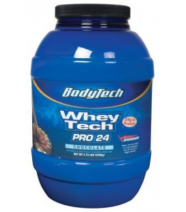 BodyTech - Whey Tech Pro 24 Chocolate, 5.15 lb powder