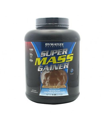 Dymatize Nutrition Super Mass Gainer, Cookies & Cream, 6-Pou