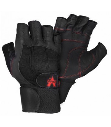 Valeo Ocelot Wrist Wrap Glove, Black, Large