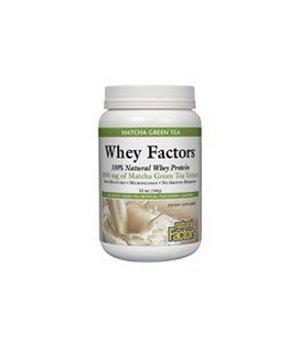 Natural Factors Whey Factors, Matcha Green Tea, 12-Ounce