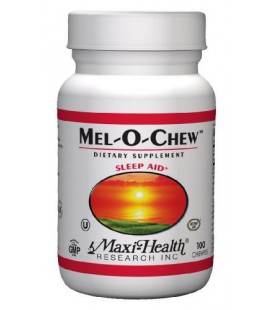 Maxi Mel O Chew excellent sleep aid- 1 mg. melatonin 100 Che