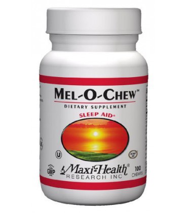 Maxi Mel O Chew excellent sleep aid- 1 mg. melatonin 100 Che