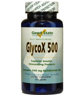 GlycoX 500 with Berberine HCL 500mg 60 Capsules