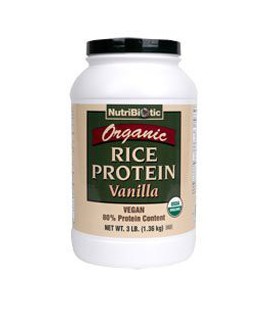Organic Rice Protein Vanilla - 3 lbs - Powder